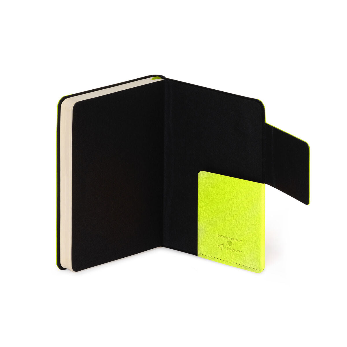 Carnet Pages Blanches avec Couverture Souple Unie - Chartreuse - My Notebook