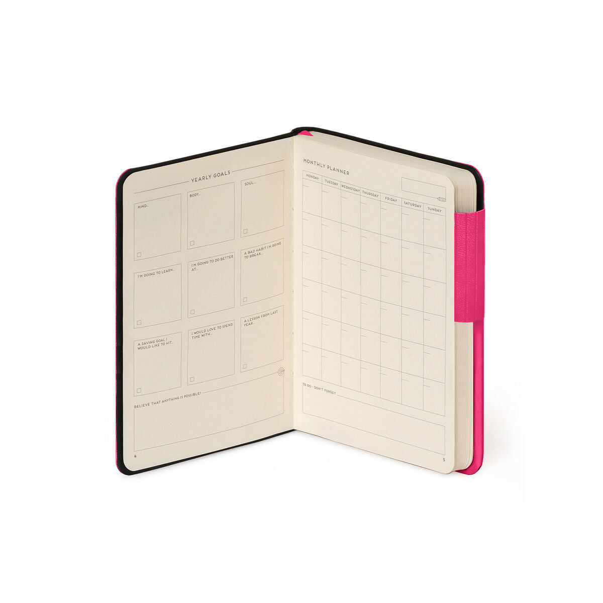 Carnet Pages Blanches avec Couverture Souple Unie - Raspberry - My Notebook