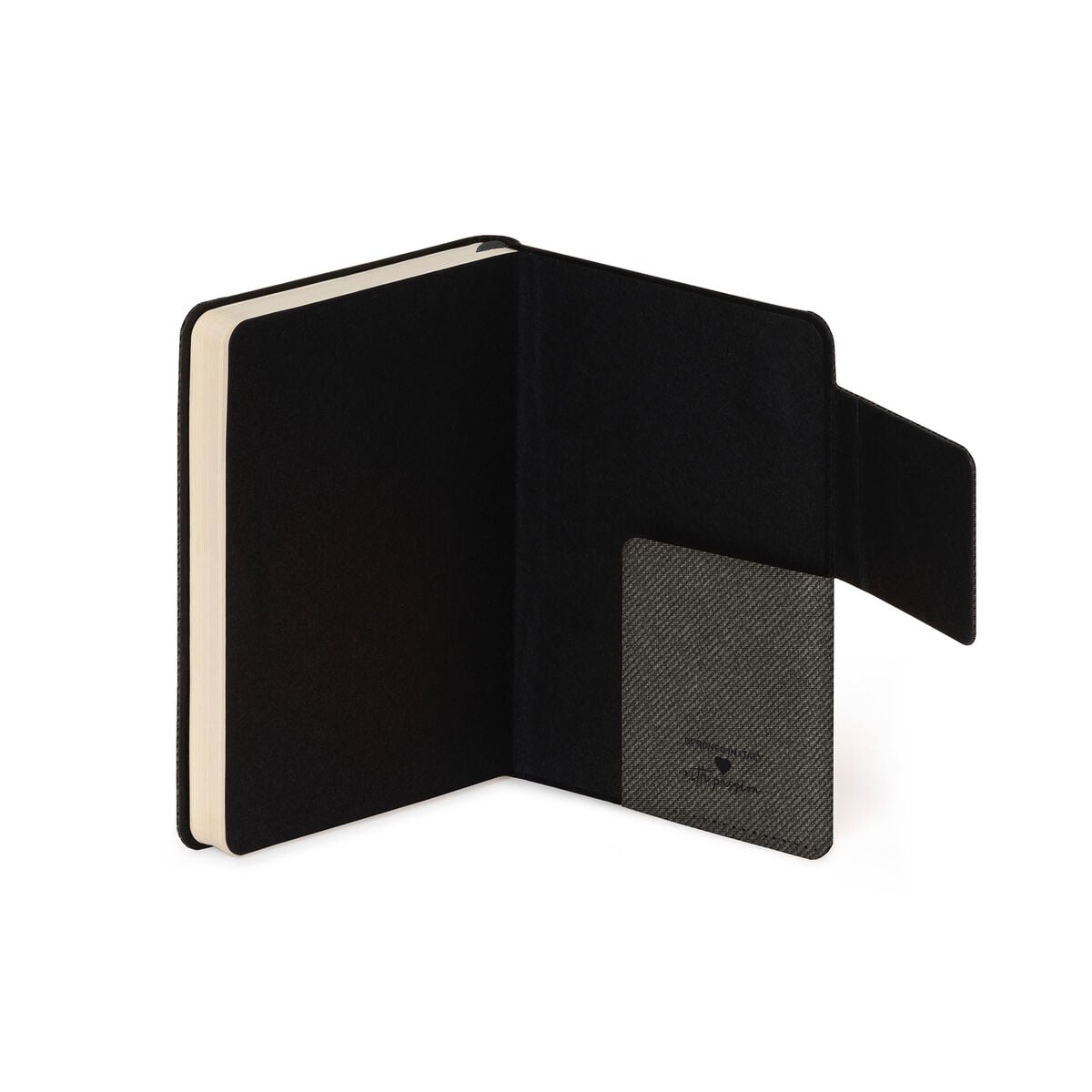 Carnet Pages Blanches avec Couverture Souple Unie - Deep Graphite - My Notebook