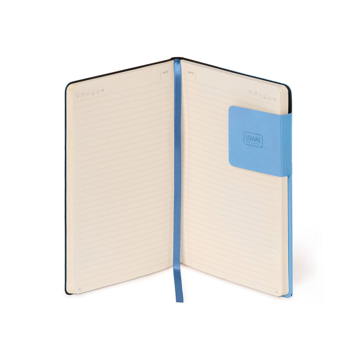 Carnet Ligné avec Couverture Souple Unie - Retro Blue - My Notebook