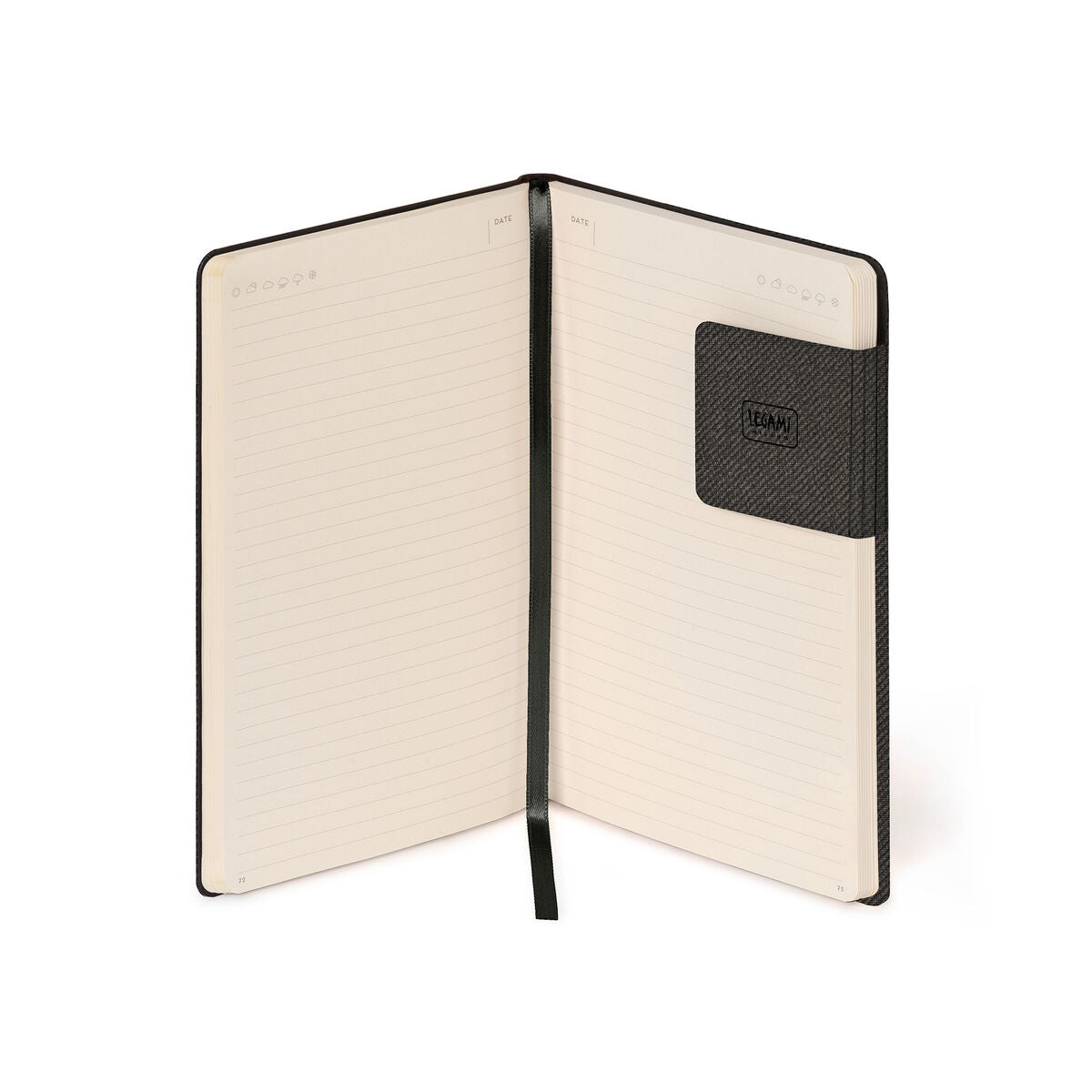 Carnet Ligné avec Couverture Souple Unie - Deep Graphite - My Notebook