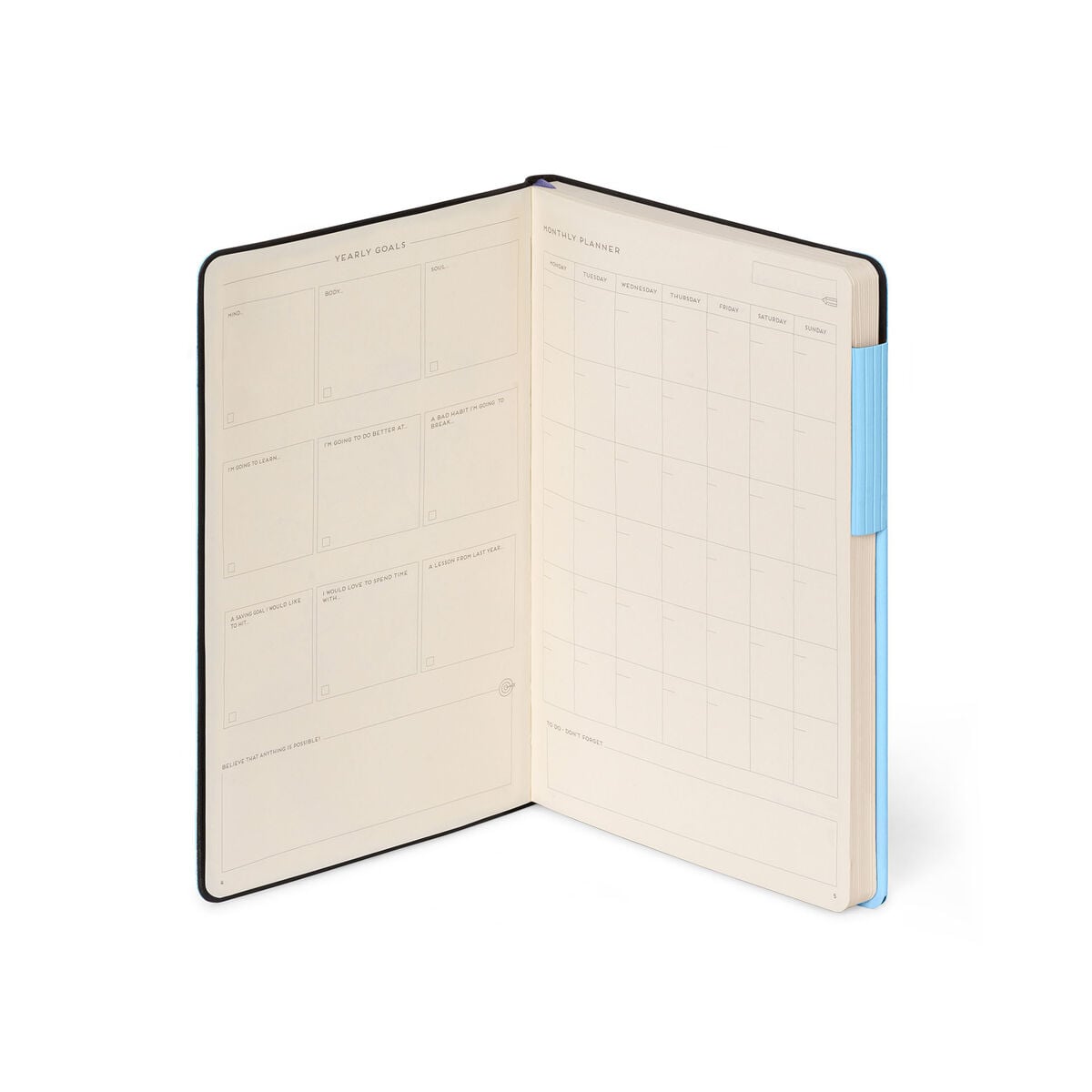 Carnet Pages Blanches avec Couverture Souple Unie - Aura - My Notebook