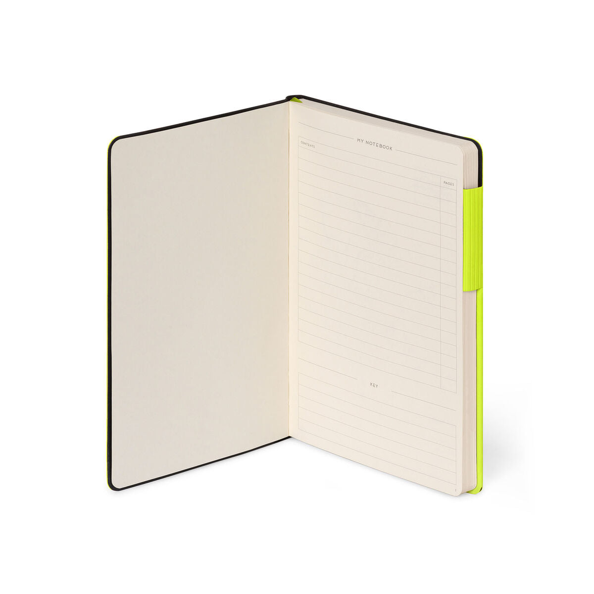 Carnet Pages Blanches avec Couverture Souple Unie - Chartreuse - My Notebook