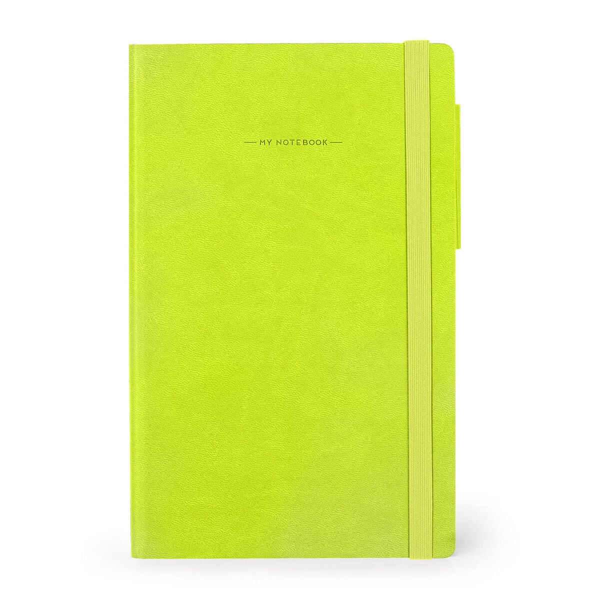 Carnet Pages Pointillées avec Couverture Souple Unie - Chartreuse - My Notebook