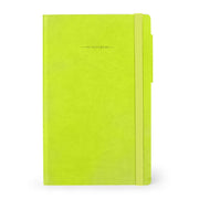 Carnet Pages Pointillées avec Couverture Souple Unie - Chartreuse - My Notebook