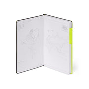 Carnet Pages Pointillées avec Couverture Souple Unie - Chartreuse - My Notebook