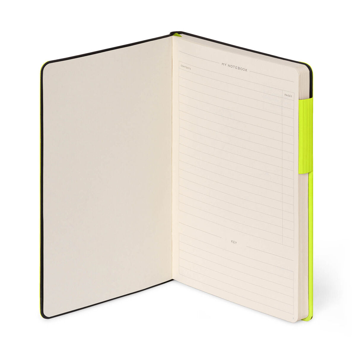 Carnet Ligné avec Couverture Souple Unie - Chartreuse - My Notebook