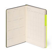 Carnet Ligné avec Couverture Souple Unie - Chartreuse - My Notebook