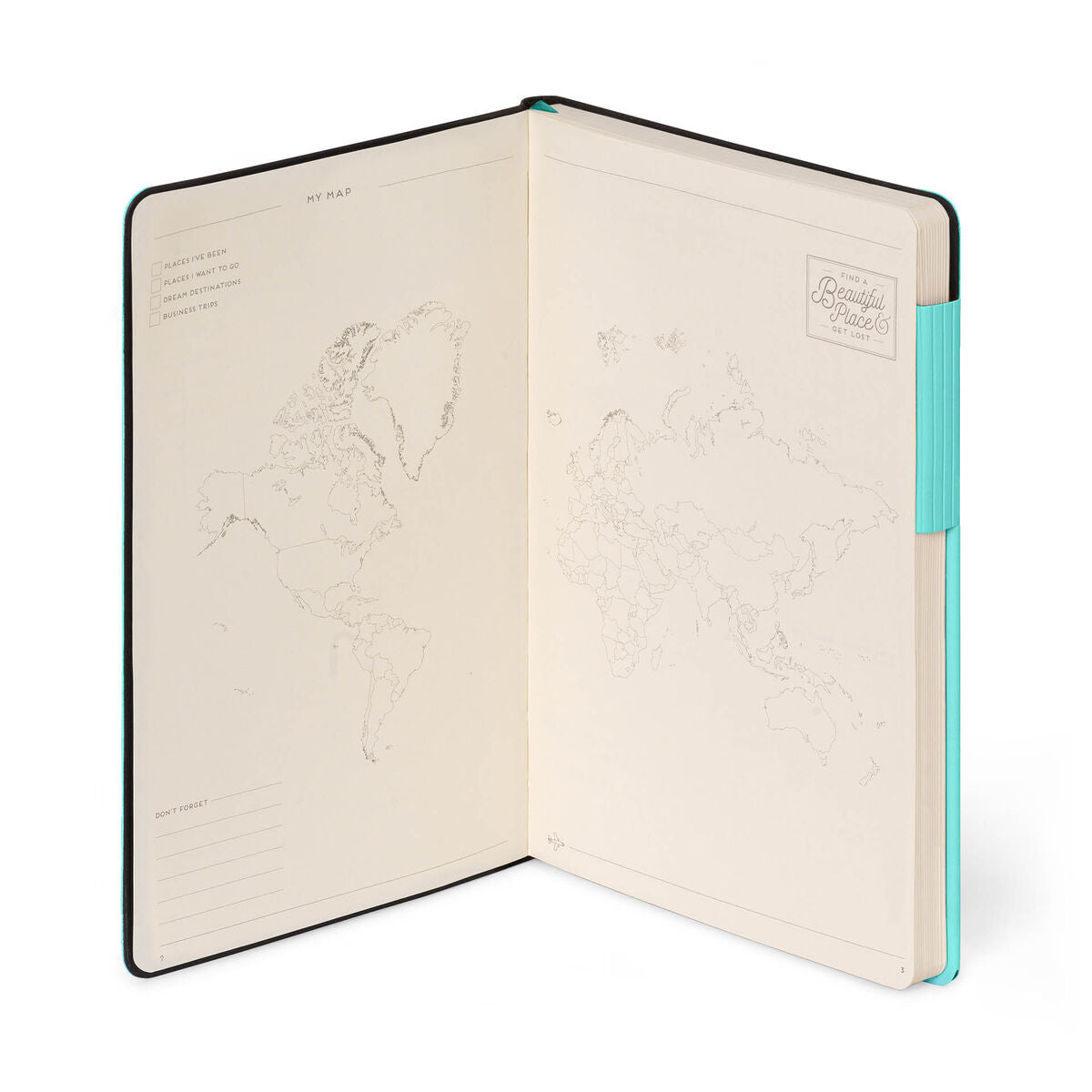 Carnet Ligné avec Couverture Souple Unie - Aquatic Awe - My Notebook