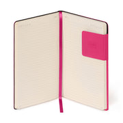 Carnet Ligné avec Couverture Souple Unie - Raspberry - My Notebook