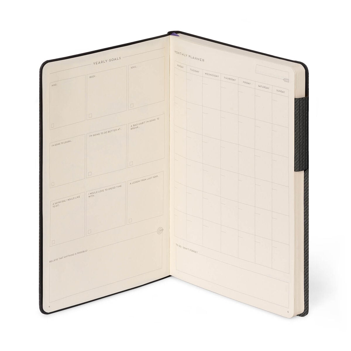 Carnet Ligné avec Couverture Souple Unie - Deep Graphite - My Notebook