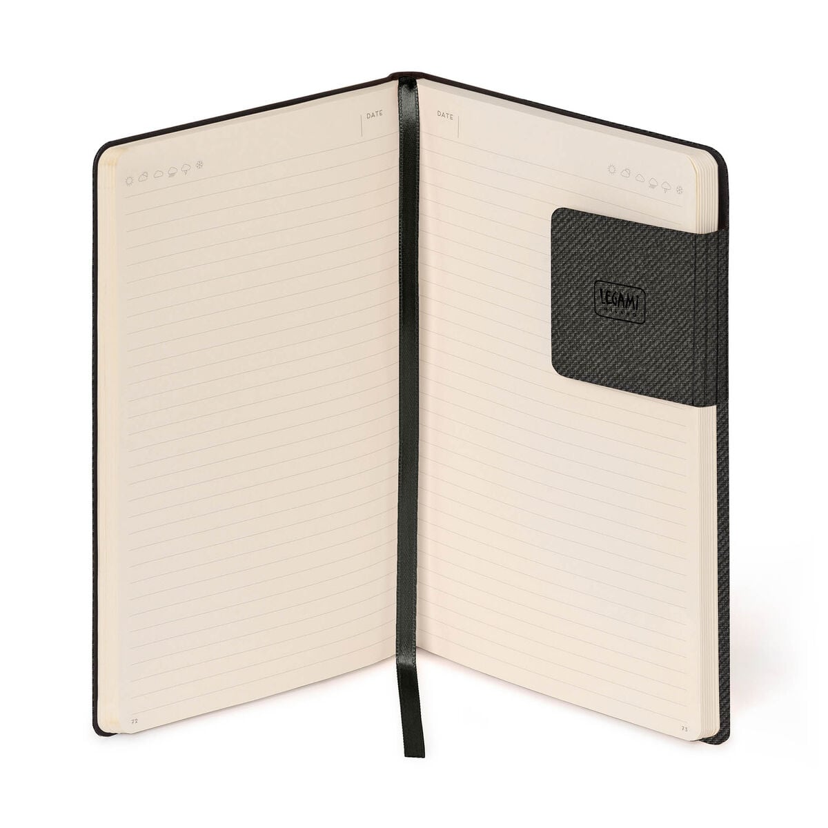 Carnet Ligné avec Couverture Souple Unie - Deep Graphite - My Notebook