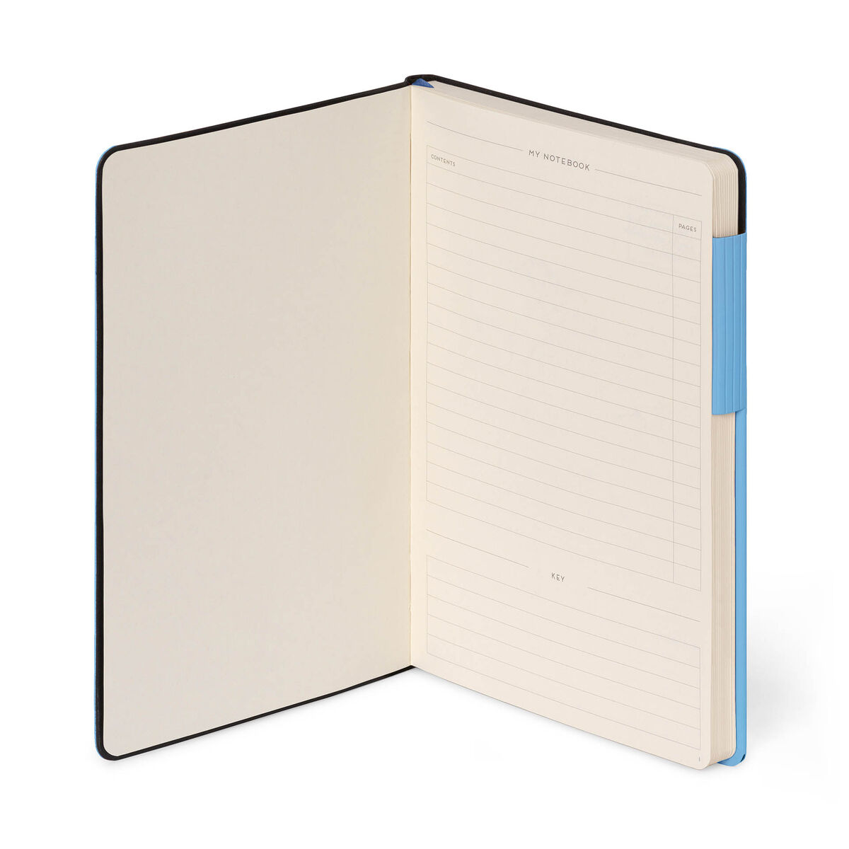 Carnet Pages Blanches avec Couverture Souple Unie - Retro Blue - My Notebook