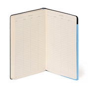 Carnet Pages Blanches avec Couverture Souple Unie - Retro Blue - My Notebook