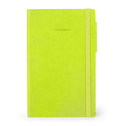 Carnet Pages Blanches avec Couverture Souple Unie - Chartreuse - My Notebook
