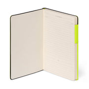 Carnet Pages Blanches avec Couverture Souple Unie - Chartreuse - My Notebook