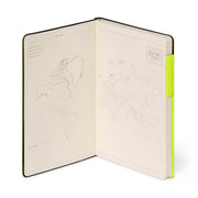 Carnet Pages Blanches avec Couverture Souple Unie - Chartreuse - My Notebook