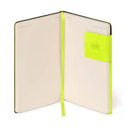 Carnet Pages Blanches avec Couverture Souple Unie - Chartreuse - My Notebook
