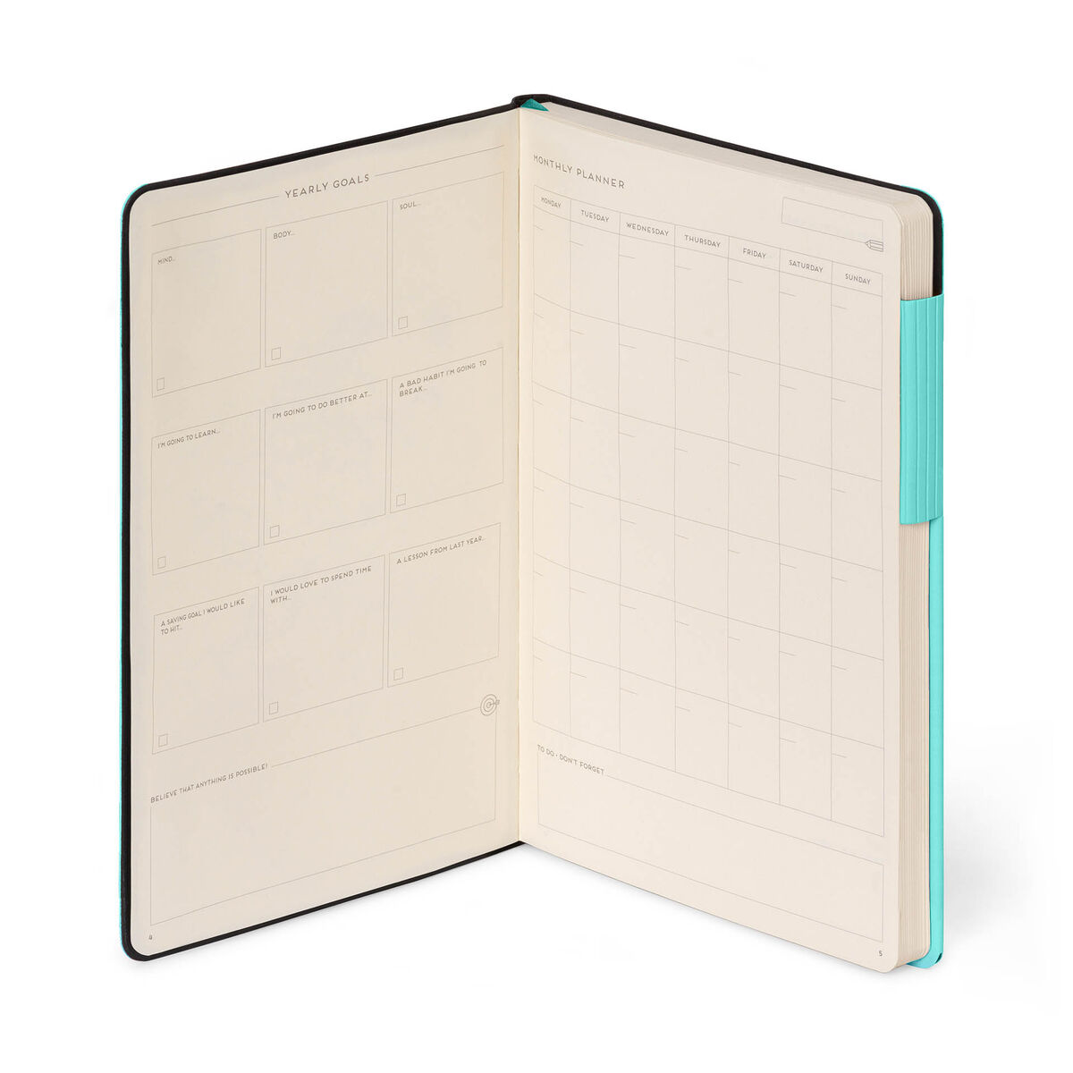 Carnet Pages Blanches avec Couverture Souple Unie - Aquatic Awe - My Notebook