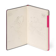 Carnet Pages Blanches avec Couverture Souple Unie - Raspberry - My Notebook