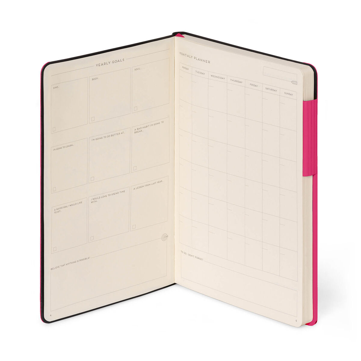 Carnet Pages Blanches avec Couverture Souple Unie - Raspberry - My Notebook