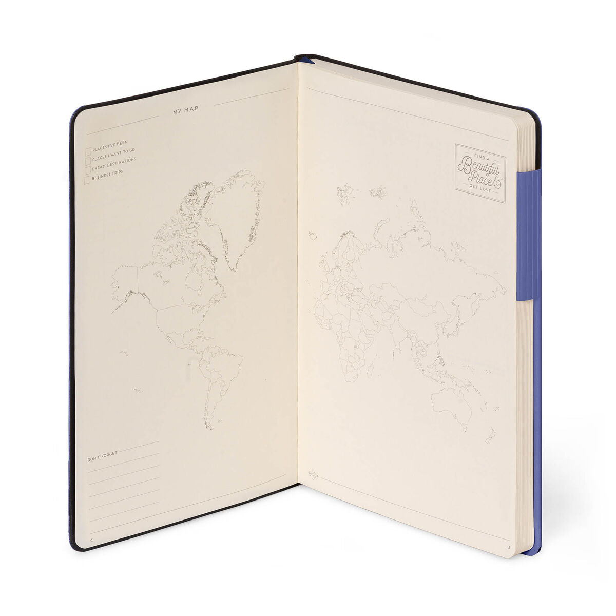 Carnet Pages Blanches avec Couverture Souple Unie - Future Dusk - My Notebook