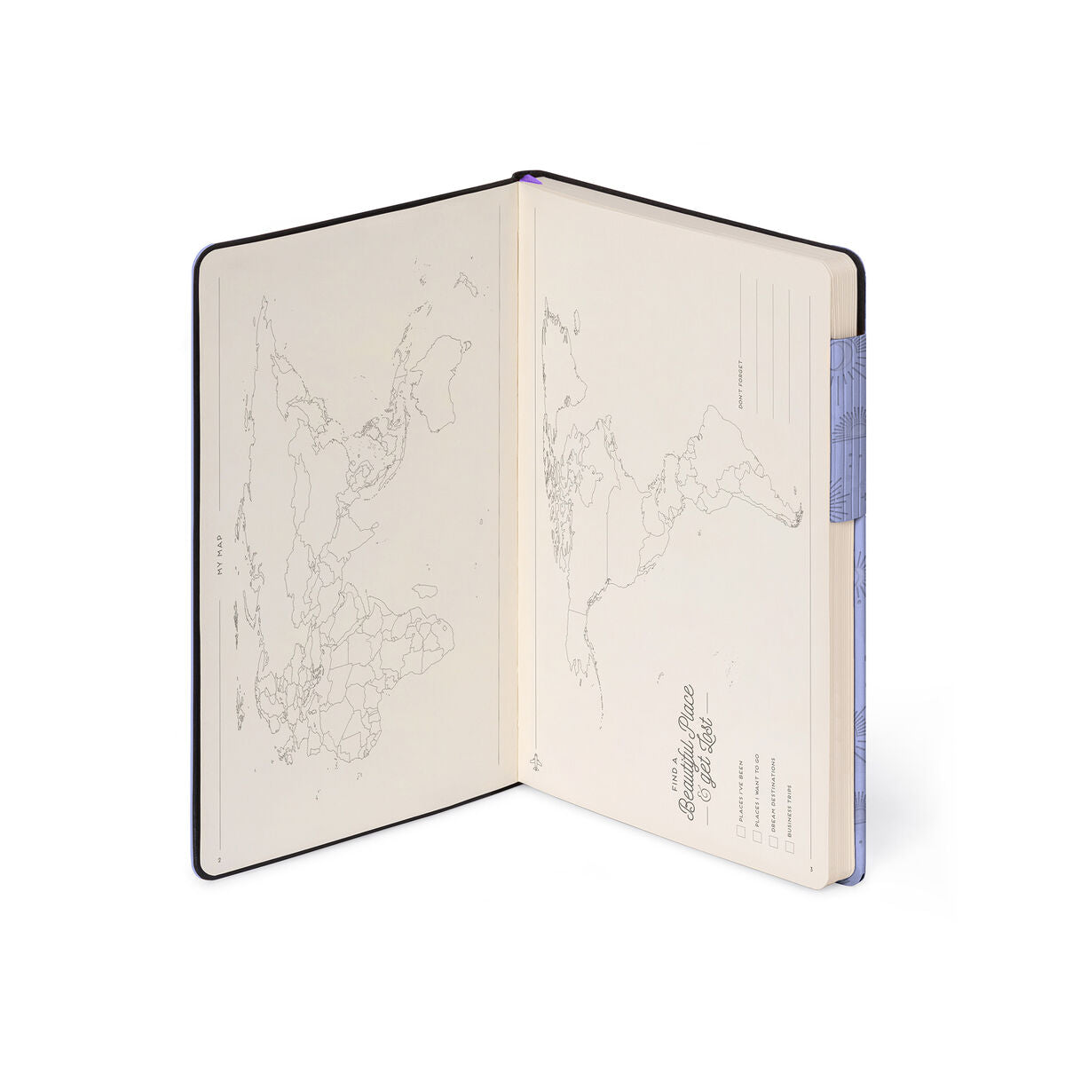 Carnet Ligné avec Couverture Souple Unie - Cosmic Lilac - My Notebook