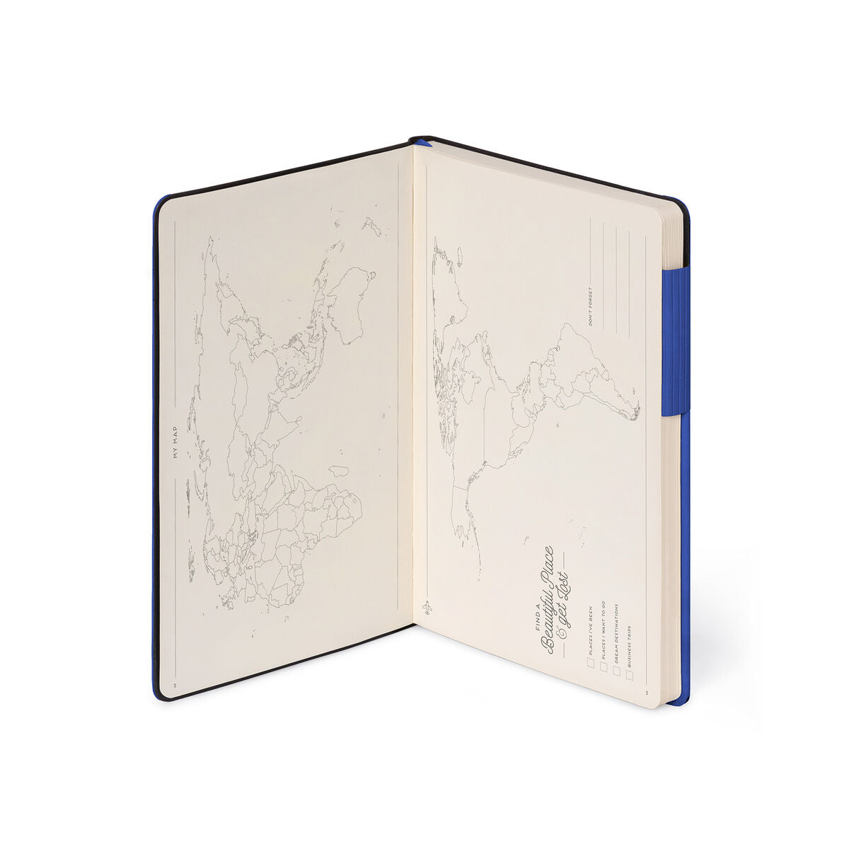 Carnet Ligné avec Couverture Souple Unie - Eclectic Blue - My Notebook