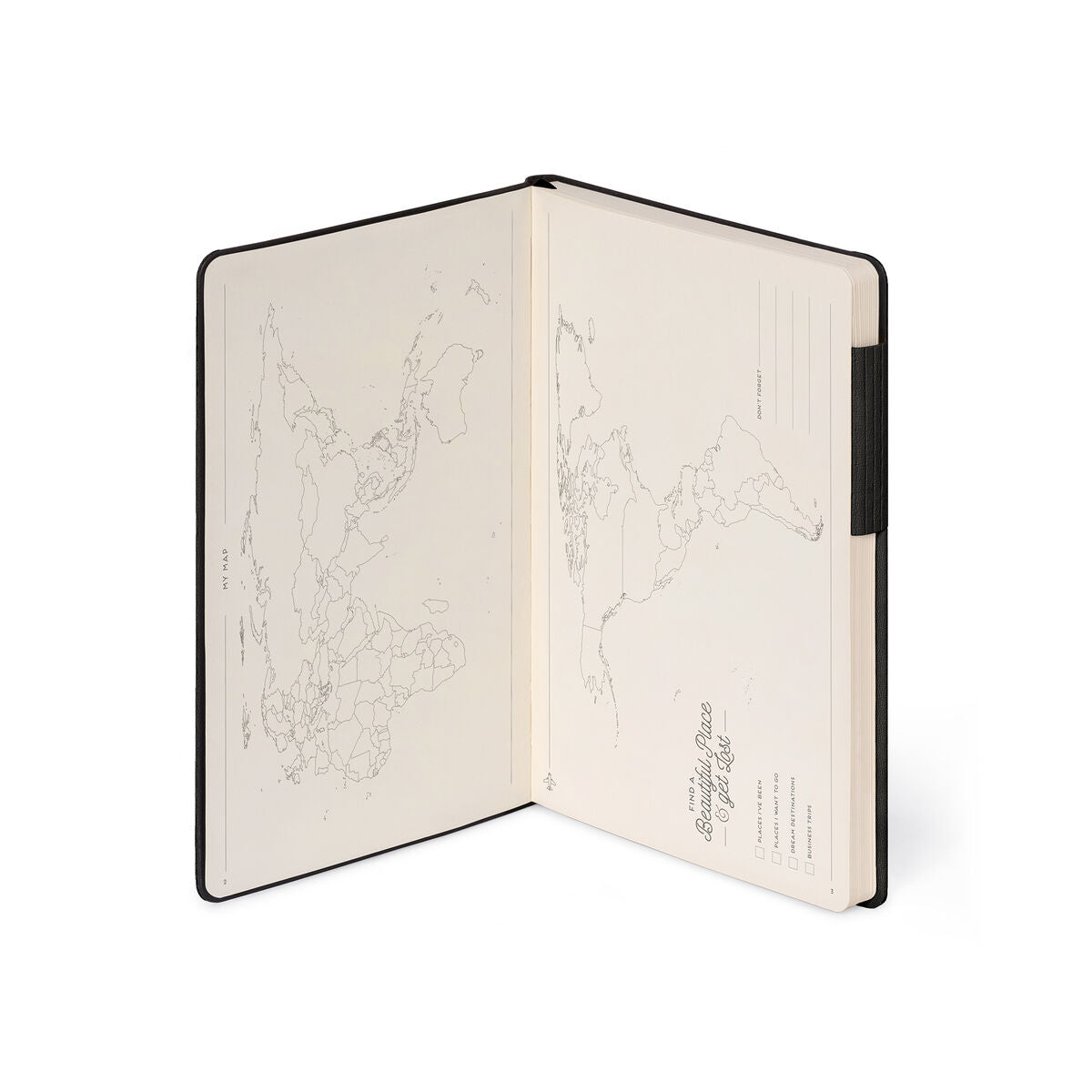 Carnet Ligné avec Couverture Souple Unie - Black Suit - My Notebook