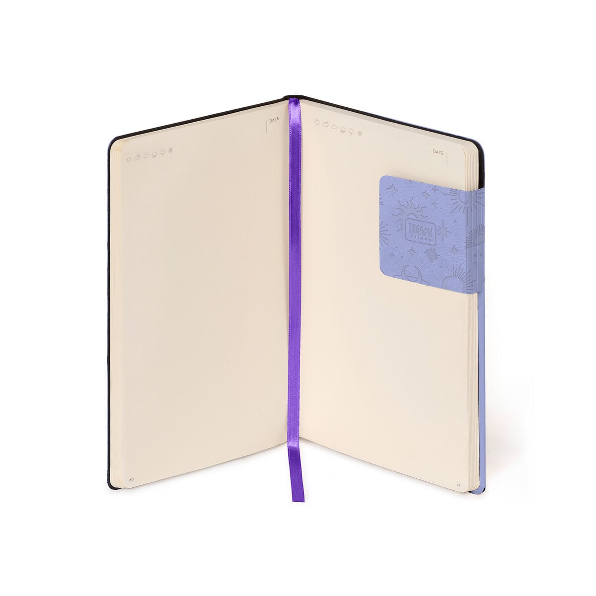 Carnet Pages Blanches avec Couverture Souple Unie - Cosmic Lilac - My Notebook