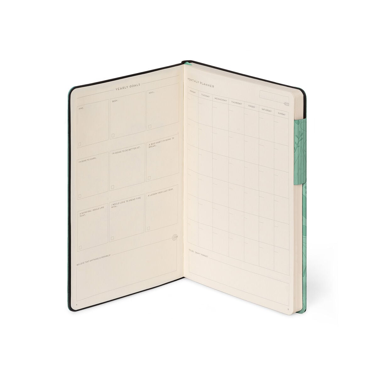 Carnet Pages Blanches avec Couverture Souple Unie - Botanic Garden - My Notebook
