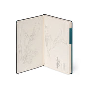 Carnet Pages Blanches avec Couverture Souple Unie - Deep Teal - My Notebook