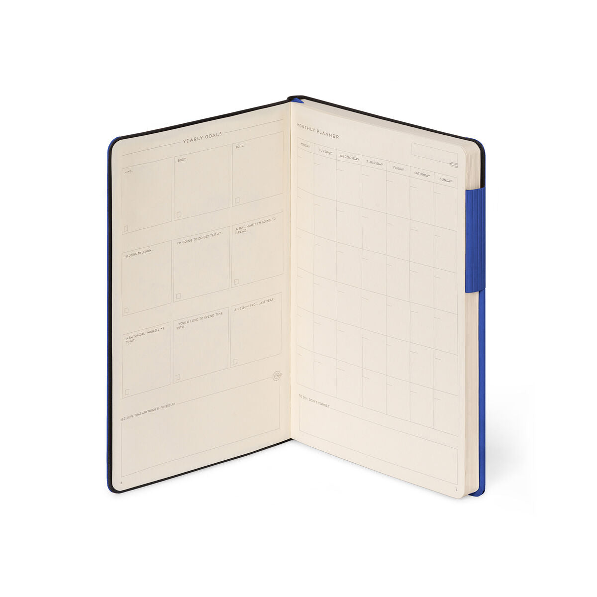 Carnet Pages Blanches avec Couverture Souple Unie - Eclectic Blue - My Notebook