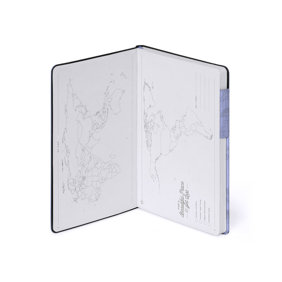 Carnet Pages Pointillées avec Couverture Souple Unie - Cosmic Lilac - My Notebook