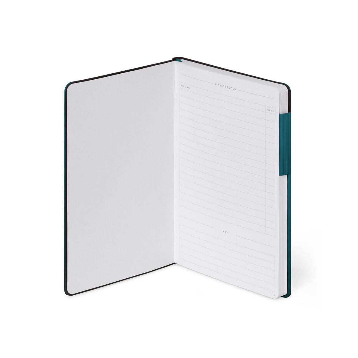 Carnet Pages Pointillées avec Couverture Souple Unie - Deep Teal - My Notebook