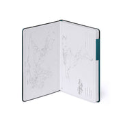 Carnet Pages Pointillées avec Couverture Souple Unie - Deep Teal - My Notebook