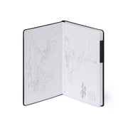 Carnet Pages Pointillées avec Couverture Souple Unie - Black Suit - My Notebook
