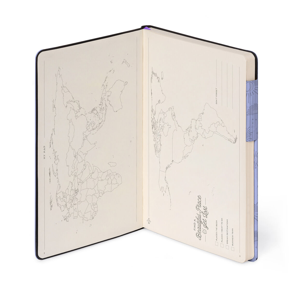 Carnet Ligné avec Couverture Souple Unie - Cosmic Lilac - My Notebook