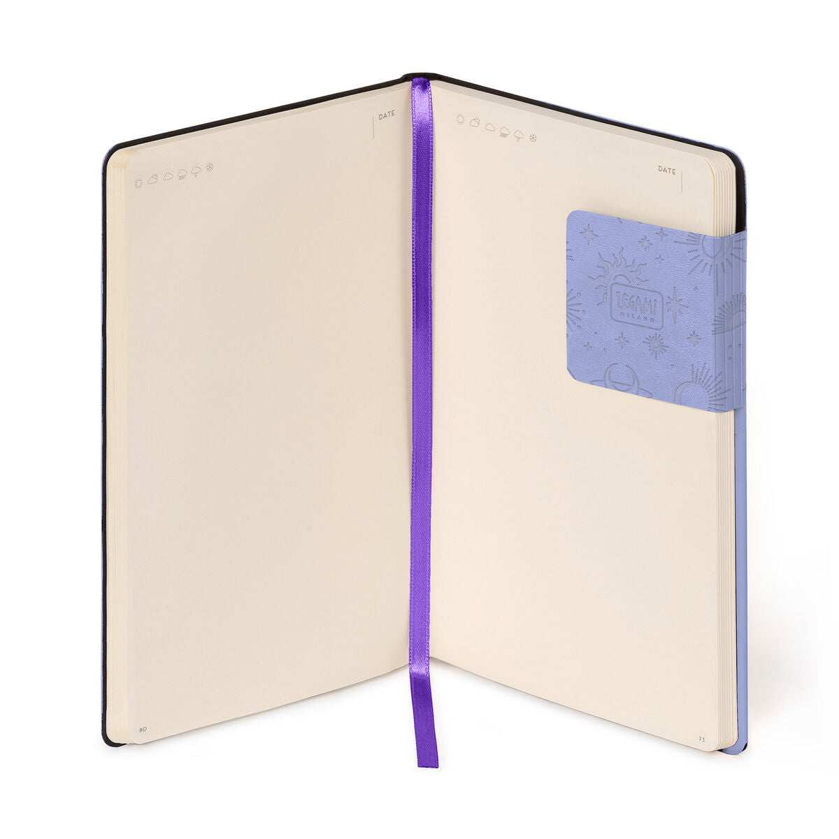 Carnet Pages Blanches avec Couverture Souple Unie - Cosmic Lilac - My Notebook