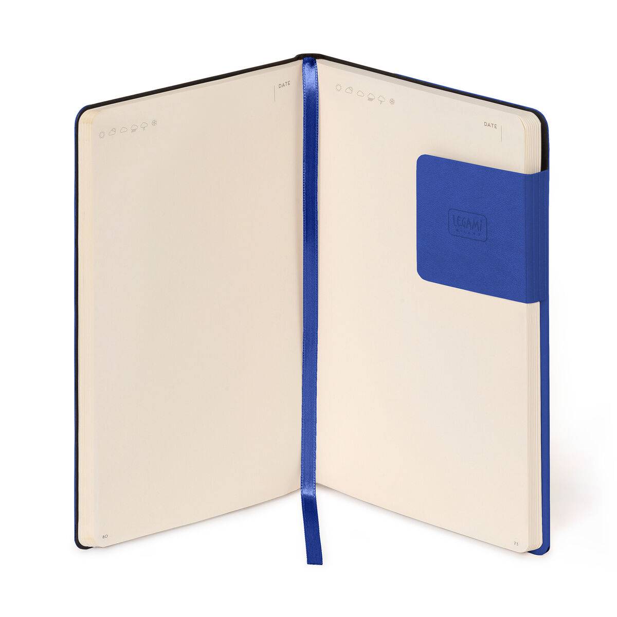 Carnet Pages Blanches avec Couverture Souple Unie - Eclectic Blue - My Notebook