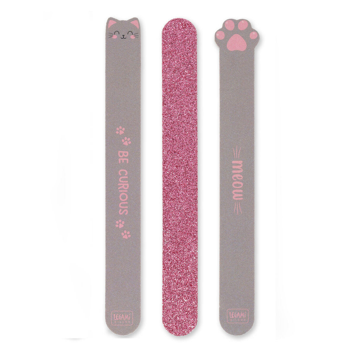 Set de 3 Limes à Ongles Kitty - Les ongles avant les mâles