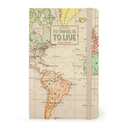 Cahier Ligné Photographique à Couverture Rigide Illustré - Voyage