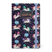 Cahier Ligné Photographique à Couverture Rigide Illustré - Licorne
