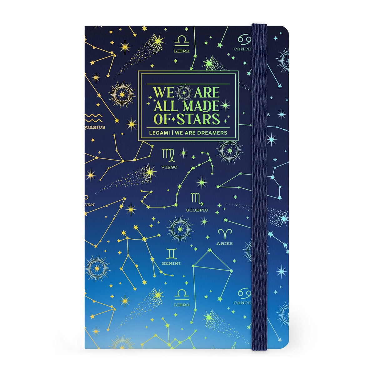 Cahier Ligné Photographique à Couverture Rigide Illustré - Stars