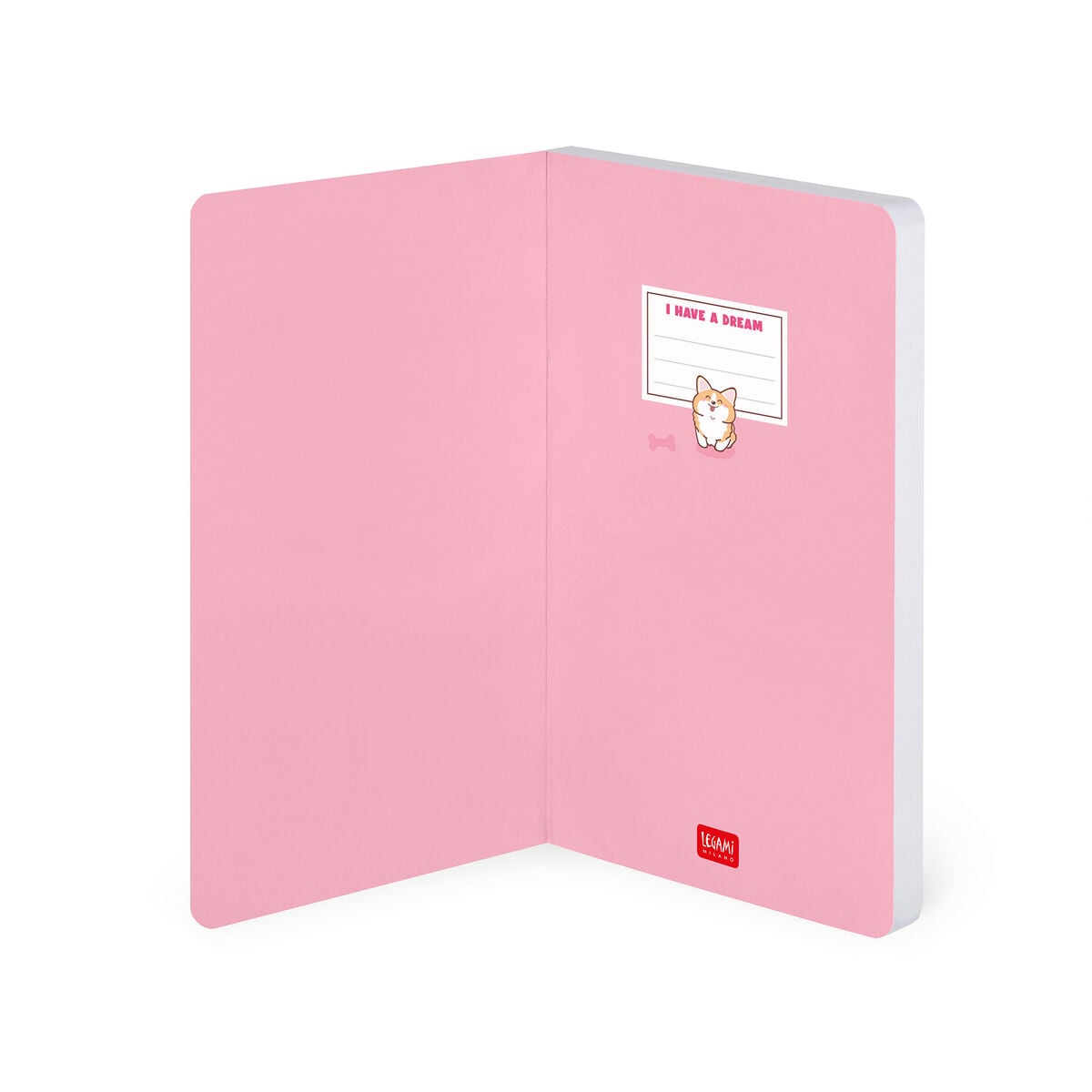 Cahier Ligné Photographique à Couverture Rigide Illustrée - Corgi