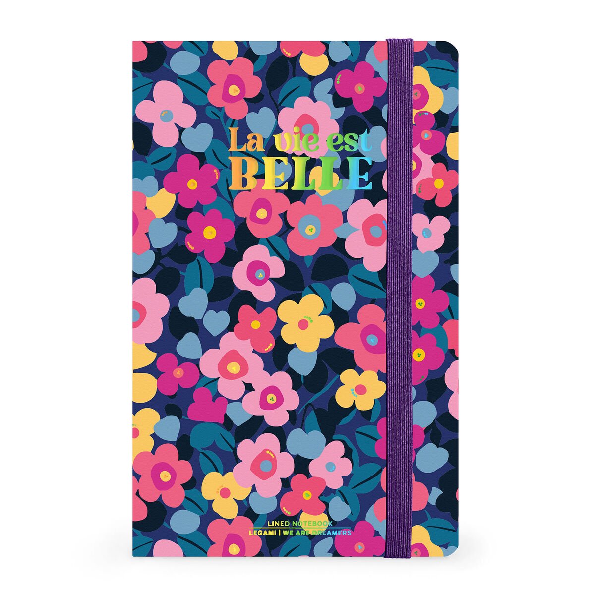 Cahier Ligné Photographique à Couverture Rigide Illustré - Fleurs
