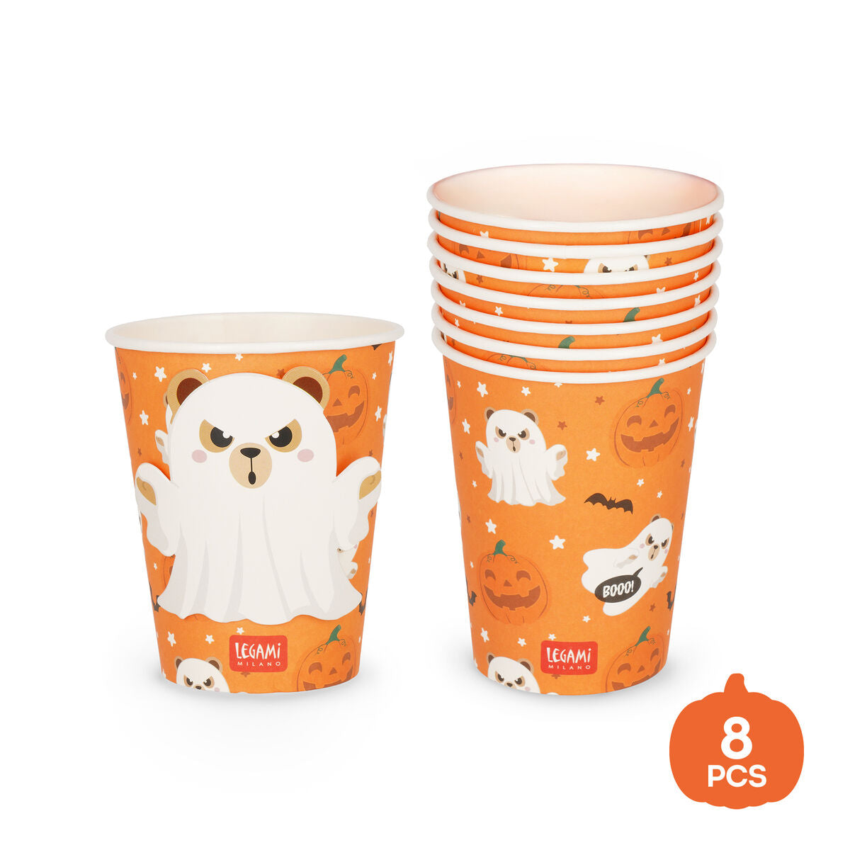 Set de 8 Verres en Carton - Boo Appétit!