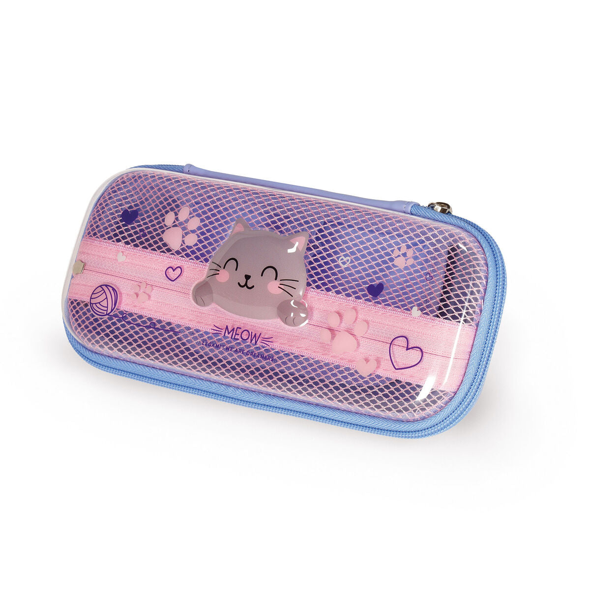 Trousse Transparente Rigide Kitty - WonderWow