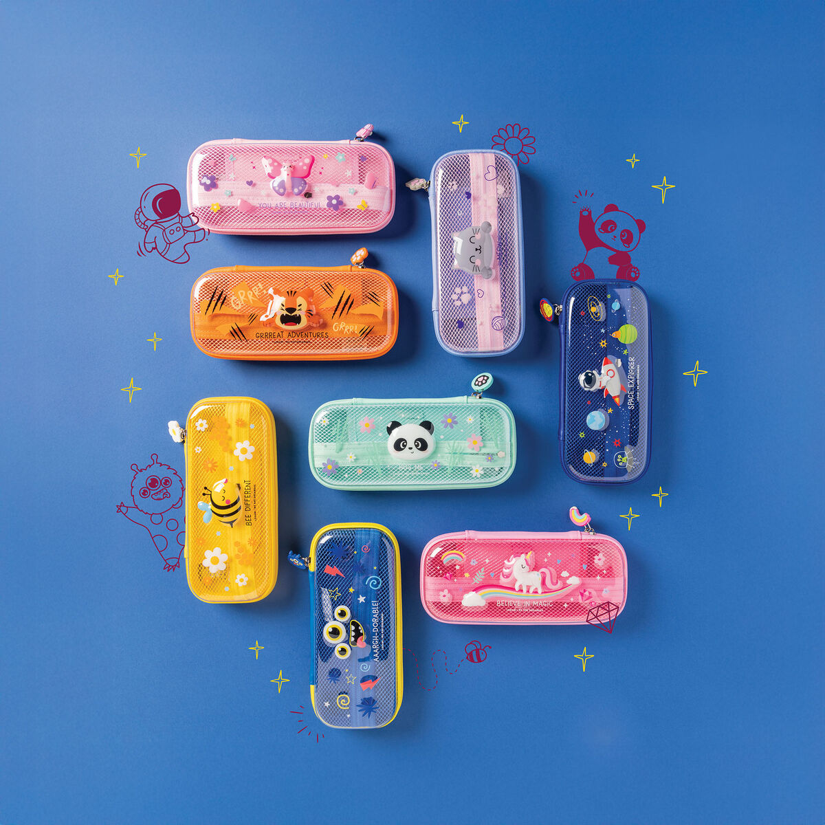 Trousse Transparente Rigide Kitty - WonderWow