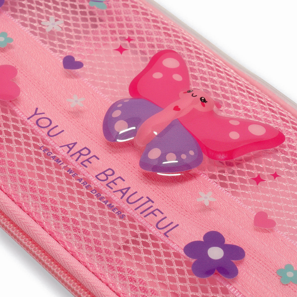 Trousse Transparente Rigide Butterfly - WonderWow